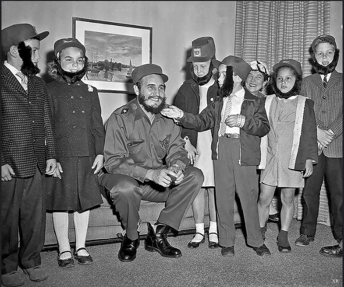 ...Fidel Castro avait reçu quelques enfants américains
