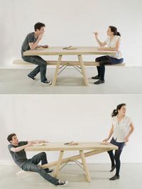 Table balançoire 