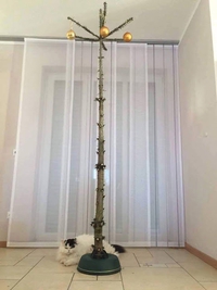 Arbre de Noël spécial "anti-chat"...