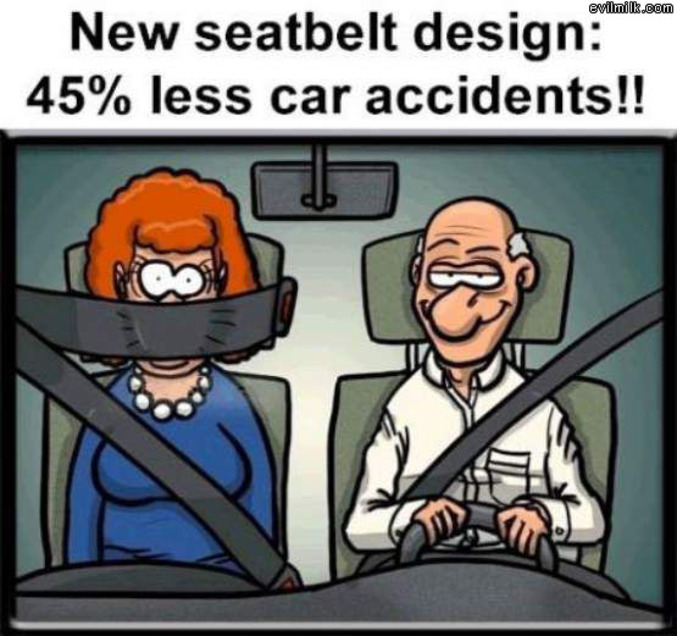 45 % d'accidents en moins !!