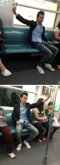 Dans le métro