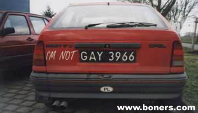 I'm not .. gay !