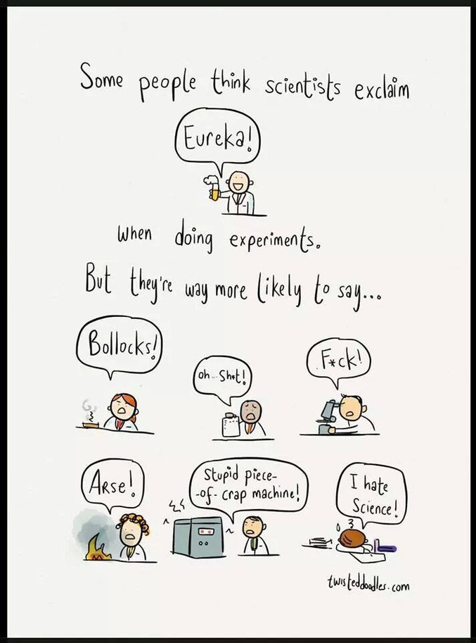 La vie d'un chercheur n'est vraiment pas facile parfois.