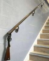 Une rampe d'escalier pour chasseur