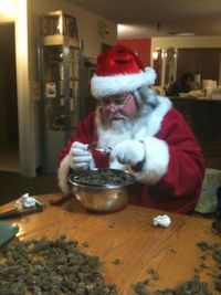 Le père Noël se met au vert