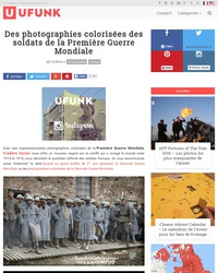 Des photographies colorisées des soldats de la Première Guerre Mondiale