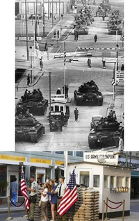 Checkpoint Charlie, now & then