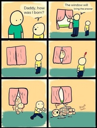 Papa, comment je suis né ?