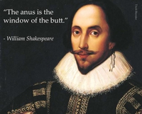 "L'anus est la fenêtre du fessier"