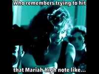 Sing it like Mariah!