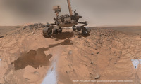 Selfie de curiosity sur Mars