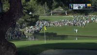 Accident rigolo pendant une session de golf