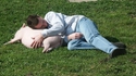 Sieste en plein air