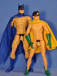 Batman & Robin à poil