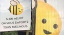 Une abeille préventive