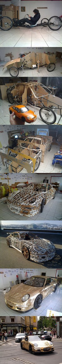 Une Porsche fait maison