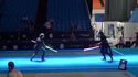 Duel de sabre laser au Championnats du monde d'escrime 2015 à Moscou