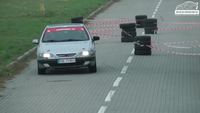 Crash d'une Citroën Xsara pendant une course d’obstacles