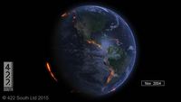 Les tremblements de terre entre 2000 et 2015