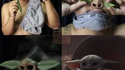 Low-cost cosplay Baby Yoda