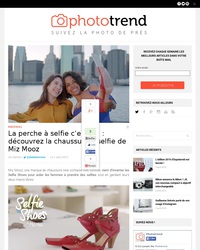 Des chaussures pour faire des selfies !