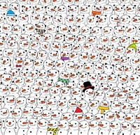 Trouvez le panda