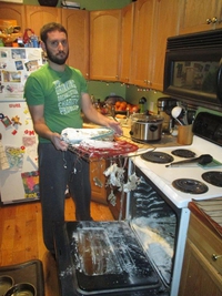 Aujourd'hui c'est papa qui cuisine