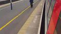 Livraison de pizza à un arrêt de train