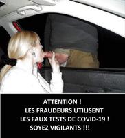 Attention des fraudeurs utilisent des faux test de covid19