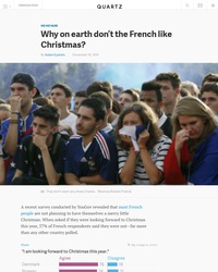 Les Français n'aiment pas Noël ?