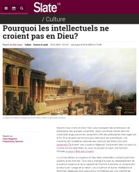 Pourquoi les intellectuels ne croient pas en Dieu?