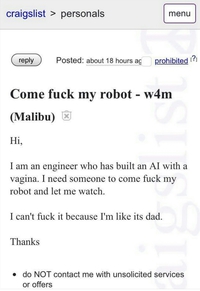 Venez vous faire mon robot