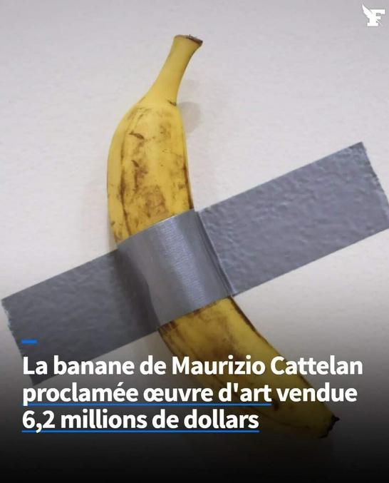 Son acquéreur a promis de «manger la banane pour en faire une expérience artistique unique et honorer sa place à la fois dans l’histoire de l’art et de la culture populaire».