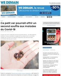 Un lombric contre le Covid