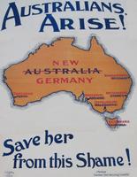 Affiche australienne pour appeler les hommes à s'enrôler dans l'armée pendant la 1ère guerre mondiale...