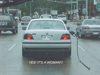 Femme au volant