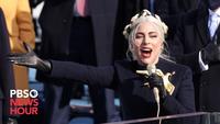Lady Gaga lors de l'investiture de Joe Biden