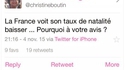 Le taux de natalité est en baisse