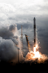 Photo du lancement de SpaceX