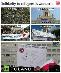 La solidarité avec les réfugiés et la .. Pologne