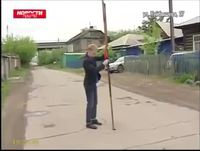 Nid de poule en Russie