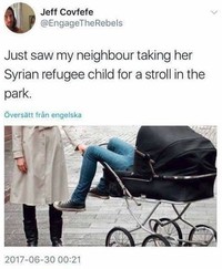 Balade avec un enfant réfugié Syrien