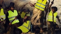 La nouvelle (?) Liberté conduisant le nouveau (?) peuple, d'après Delacroix