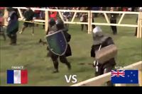 Combat médiéval : France VS Nouvelle-Zélande