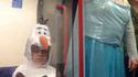 La reine des neiges dans le métro