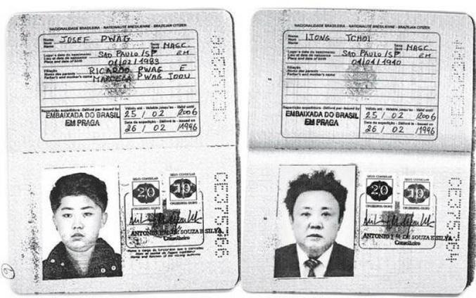 kim jong Il et son fils ont fait des faux passeport pour aller à disney land quand il était petit