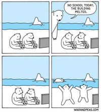 Pas d'école aujourd'hui