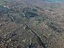 Vue du ciel de la plus grande ville du monde 