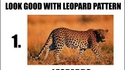 La liste de tous les trucs qui vont bien avec un motif léopard