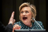 Clinton en meeting